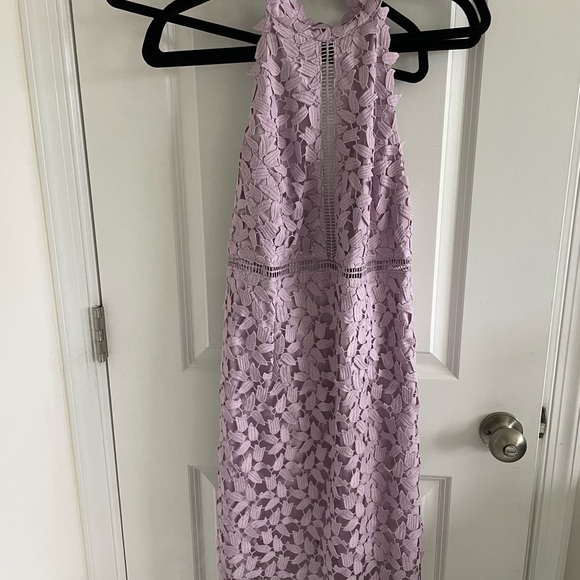 Bardot Gemma Lace Dress Orchid Size 10 Large - Picture 2 of 5